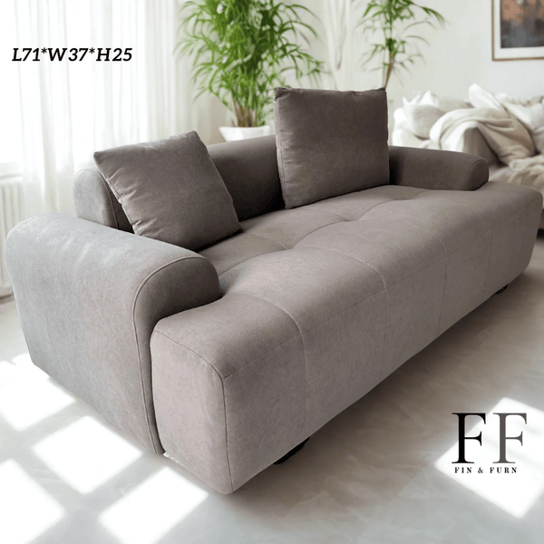 Ashen Luxe Sofa