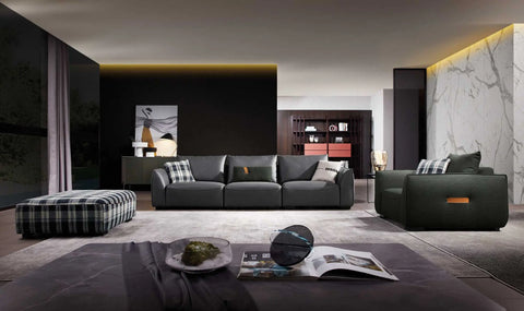 Allard Black Sofa Set Fin and Furn
