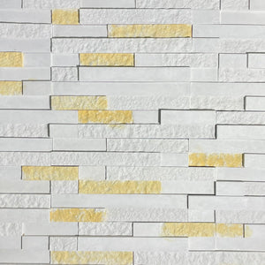 Antares Cream Golden 3-D Ledge Cultured Stone - Corners Fin and Furn