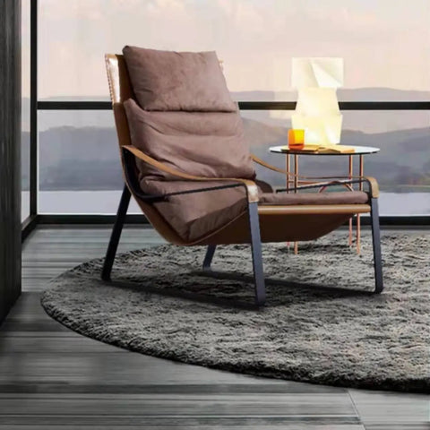 Babour Tan Lounge Chair Fin and Furn