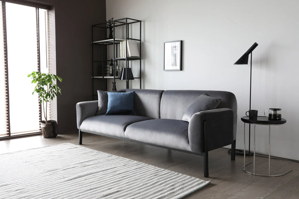 Baldwin Grey Sofa Fin and Furn