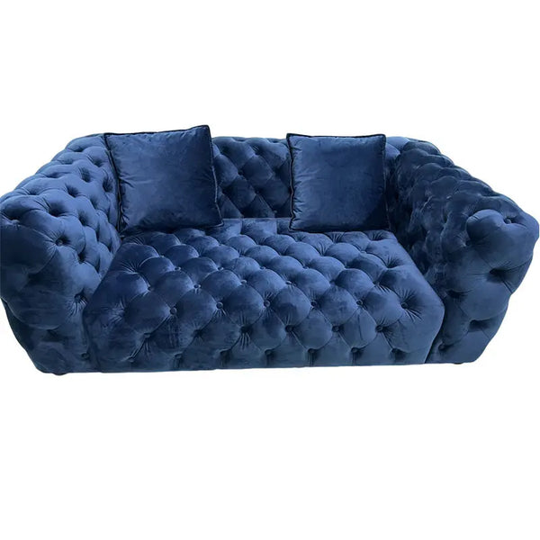 Burlington Blue Sofa Fin and Furn