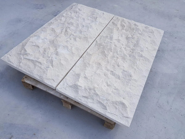 Centaurus White Textured Cultured Stone - Corners Fin and Furn