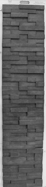 Draco Black 3-D Smooth Ledge Cultured Stone - Corners Fin and Furn