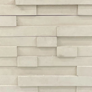 Durham Cream Smooth 3-D Ledge Cultured Stone - Flats Fin and Furn