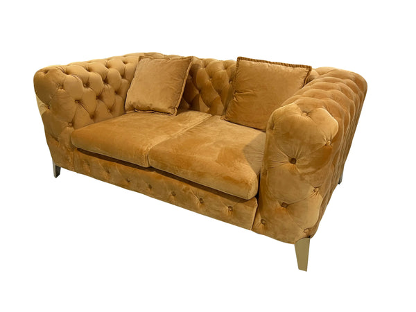 Fallon Bright Yellow Sofa Fin and Furn