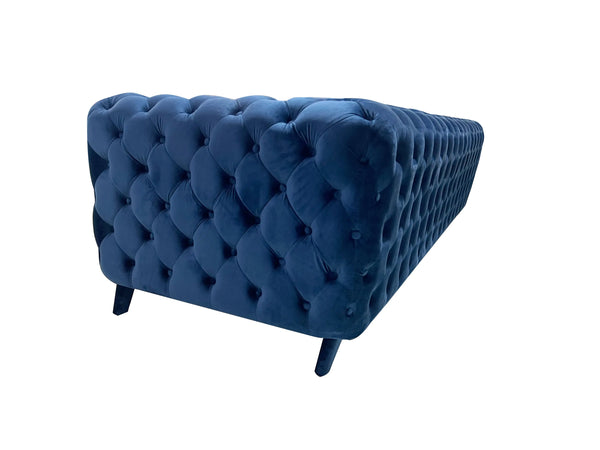 Fitz Dark Blue Sofa Fin and Furn