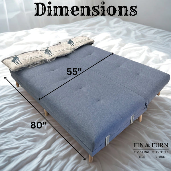 Cleveland Futon Sofa Bed – Convertible Sleeper Couch for Small Spaces