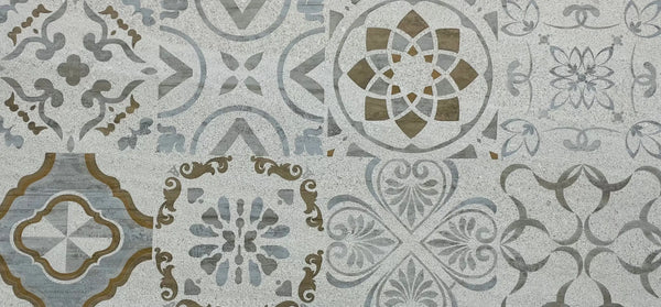 Kashmir Floral 12x24inch Fin and Furn