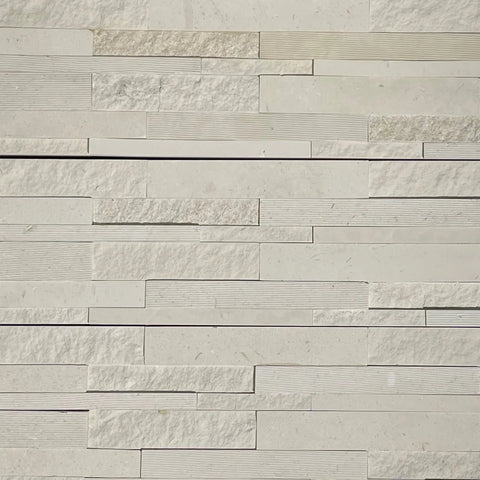 Leo Grey Marble with Sharpe Edge Cut Natural Stone- Flat Fin and Furn