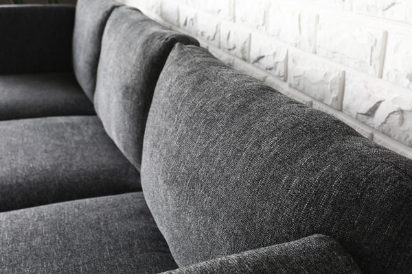 Madison Dark Grey Sectional Facing Left 2+Couch Fin and Furn