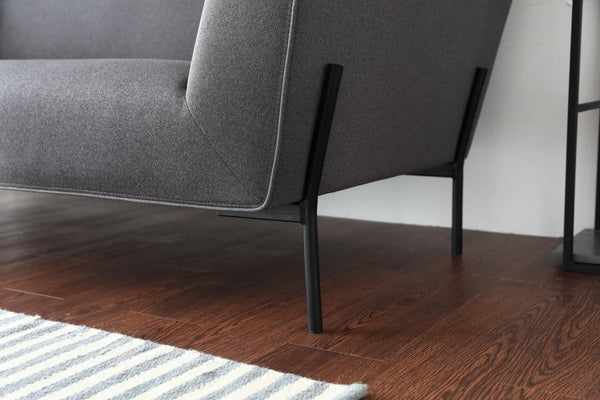 Martin Dark Grey Sofa Fin and Furn