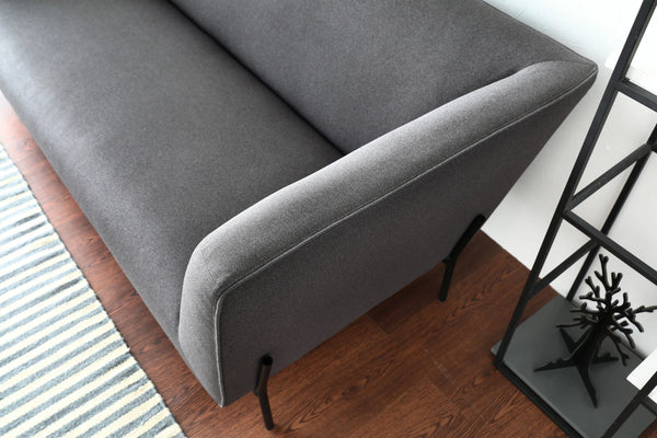 Martin Dark Grey Sofa Fin and Furn