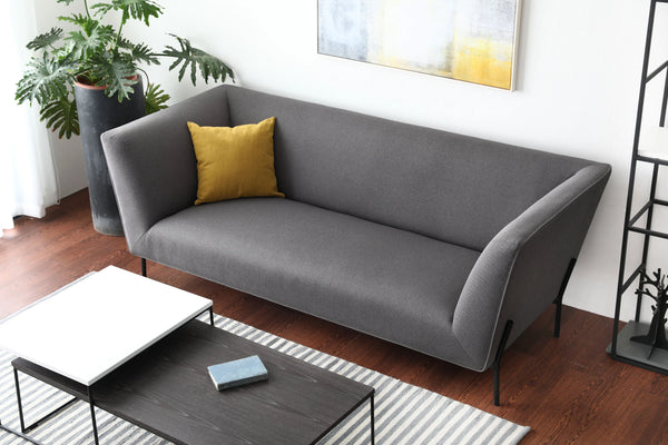 Martin Dark Grey Sofa Fin and Furn