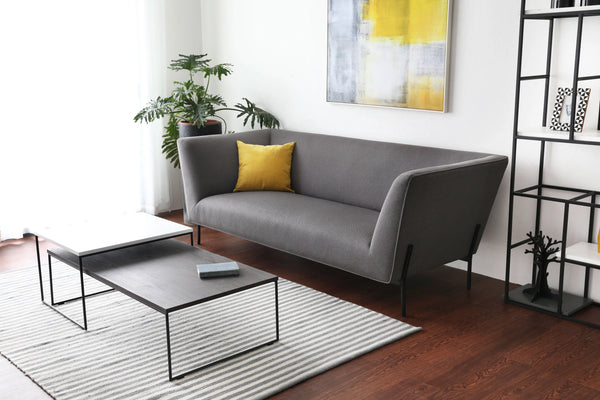 Martin Dark Grey Sofa Fin and Furn