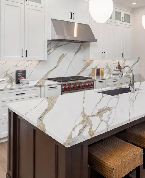 NILE CALACATTA Quartz Countertop Fin and Furn