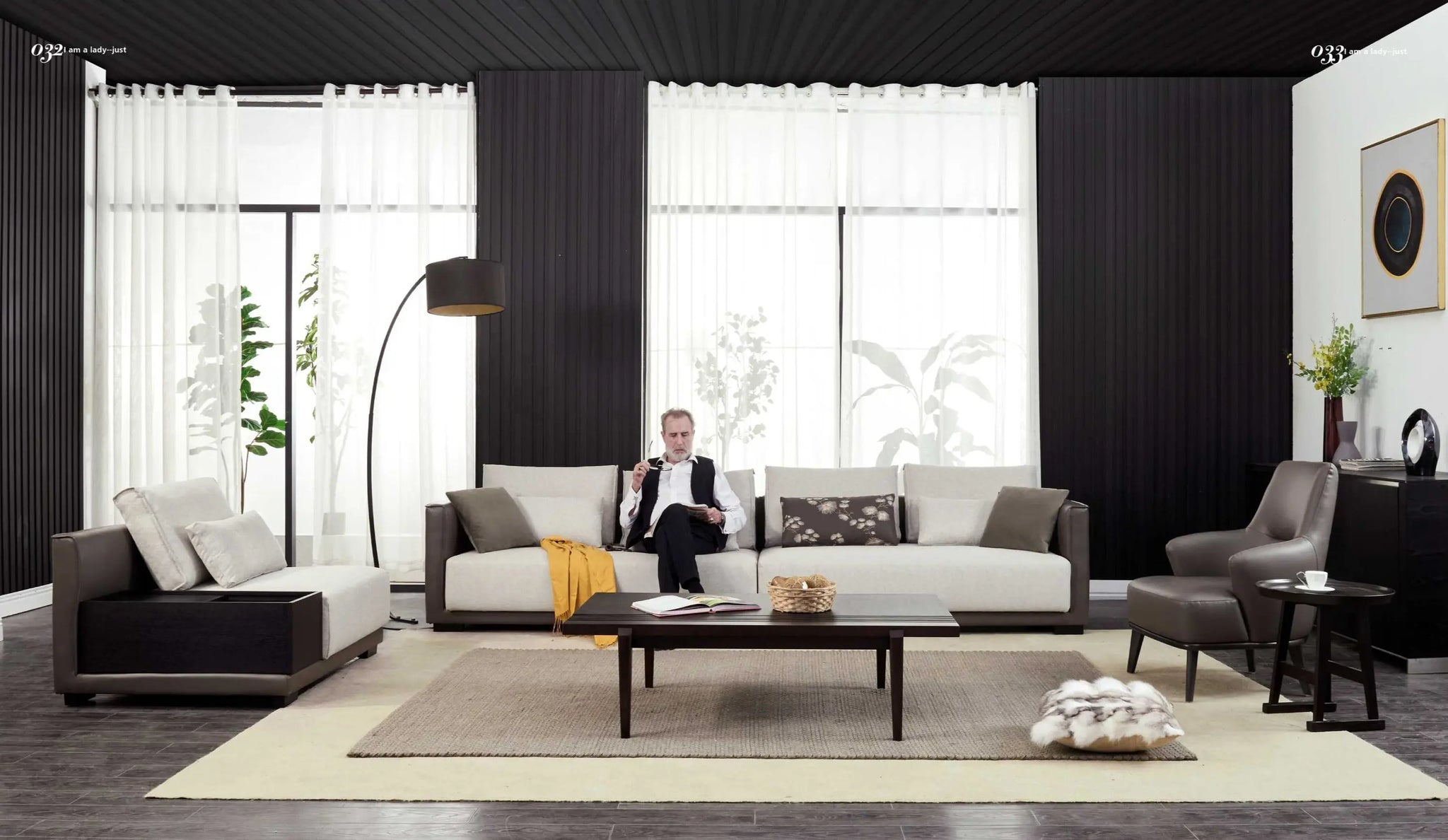 Oracle White and Grey Sofa Set Fin and Furn