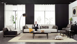 Oracle White and Grey Sofa Set Fin and Furn