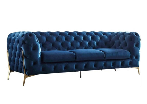 Percy Blue Sofa Fin and Furn