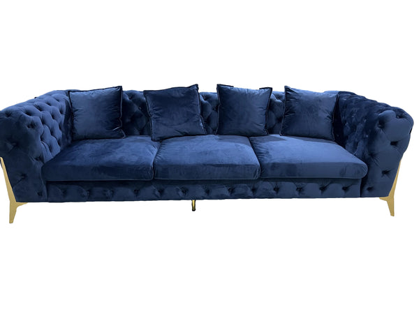 Percy Blue Sofa Fin and Furn