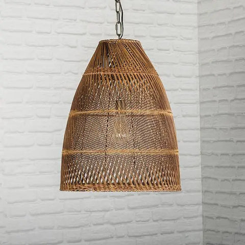 Rattan Pendant Lamp Fin and Furn 