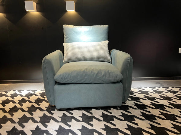 Renaissance Orange & Teal Sofa Set Fin and Furn