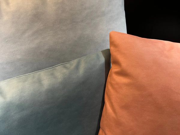 Renaissance Orange & Teal Sofa Set Fin and Furn