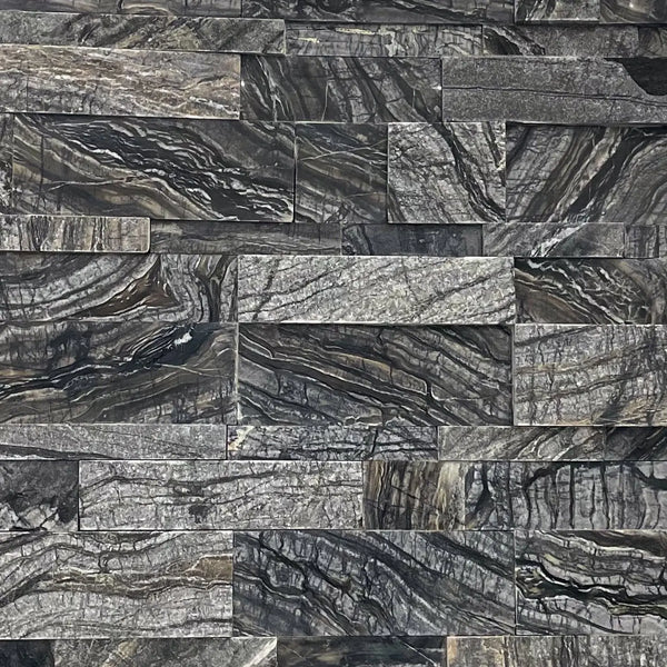 Rigel Black Marble Ledge Natural Stone - Corners Fin and Furn