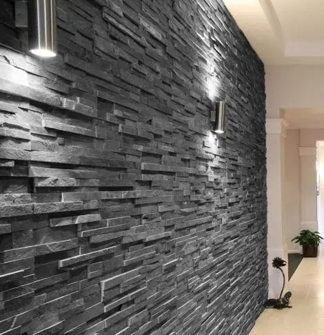 Thunderstorm Black Cultured Stone - Corners Fin and Furn