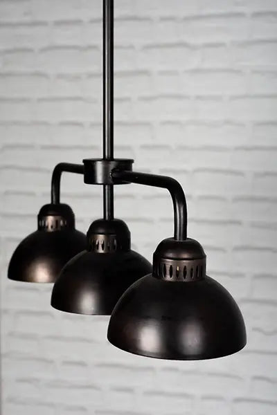 Tide Metal Shade 3 Light Pendant Lamp Fin and Furn 