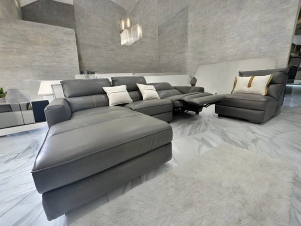 Truman E-Recliner Sectional Sofa Fin and Furn